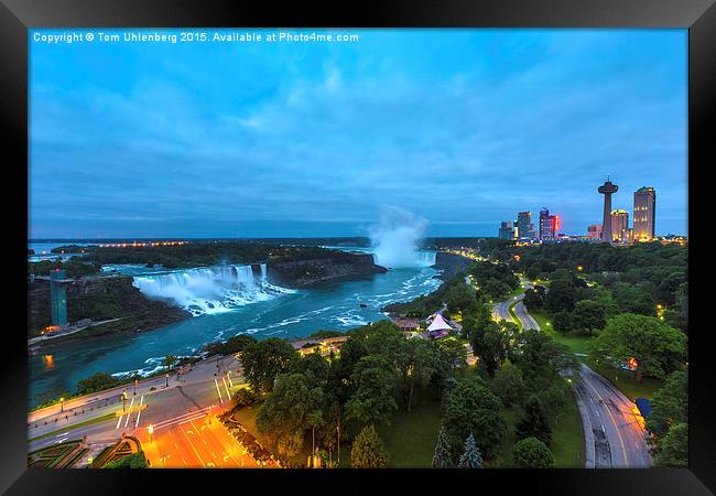 NIAGARA FALLS 08 Framed Print by Tom Uhlenberg