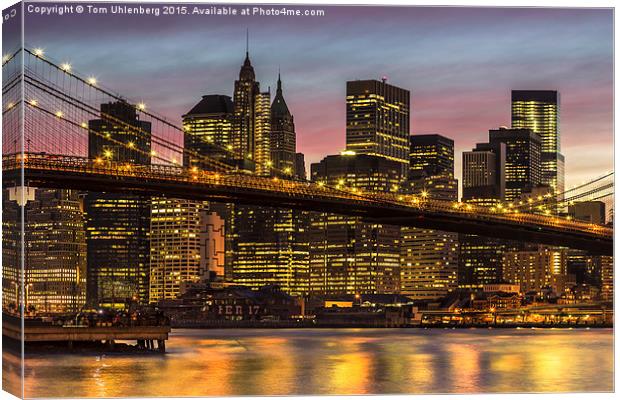 NEW YORK CITY 14 Canvas Print by Tom Uhlenberg