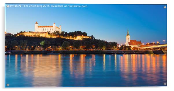 BRATISLAVA 05 Acrylic by Tom Uhlenberg