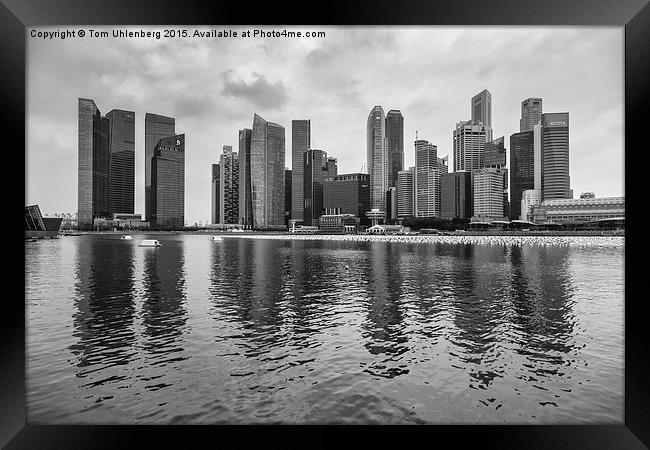 SINGAPORE 10 Framed Print by Tom Uhlenberg