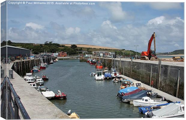 Padstow Harbour Canvas Print by Paul Williams