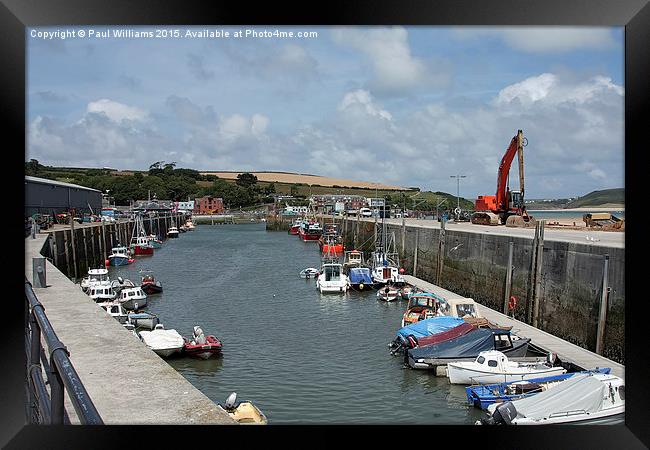 Padstow Harbour Framed Print by Paul Williams