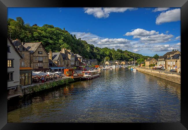 Dinan Port, Dinan, France Framed Print by Mark Llewellyn