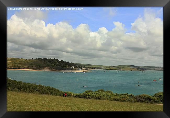  Padstow Bay and the Camel Estuary Framed Print by Paul Williams