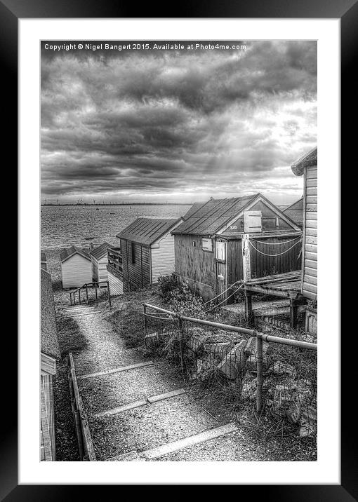  Path to the Sea Framed Mounted Print by Nigel Bangert