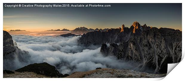 Dolomites Landscape Print by Creative Photography Wales