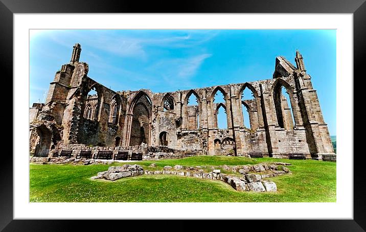  The Ruins of Bolton Abbey Framed Mounted Print by Paul M Baxter