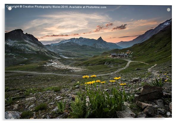 French Alps on the GR5 Acrylic by Creative Photography Wales