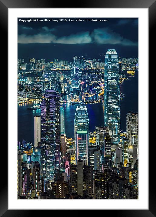 HONG KONG 07 Framed Mounted Print by Tom Uhlenberg