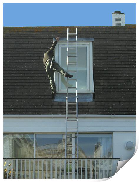 When I'm cleaning Windows Print by Chris Day