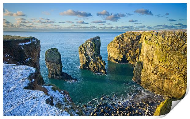 Stack Rocks Print by Mark Robson