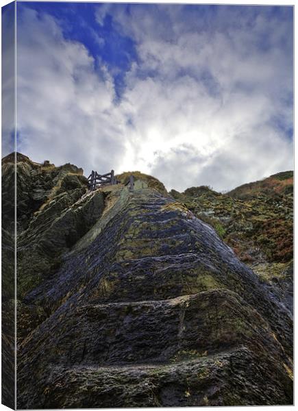 Stairway To Heaven Canvas Print by Mike Gorton