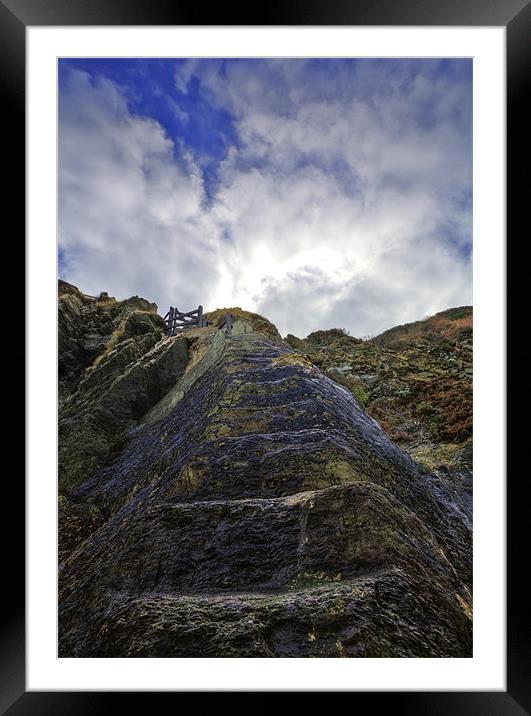 Stairway To Heaven Framed Mounted Print by Mike Gorton