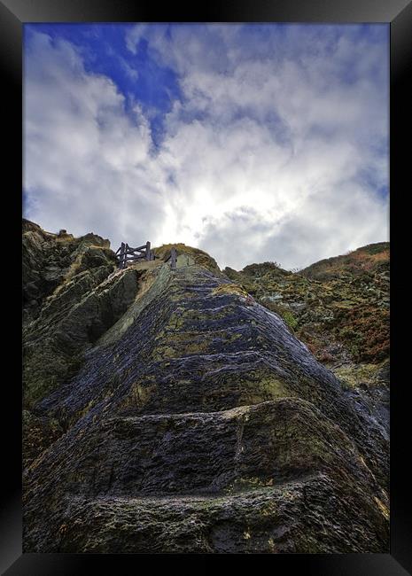 Stairway To Heaven Framed Print by Mike Gorton