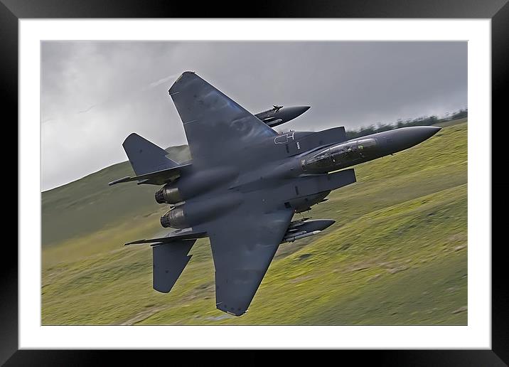 F15 Cad West Framed Mounted Print by Oxon Images