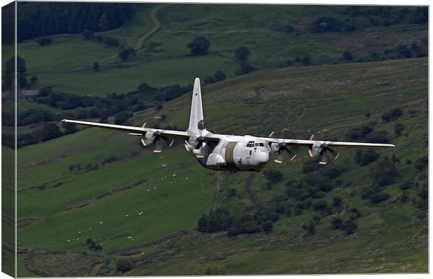 C130 Hercules 888 Canvas Print by Oxon Images