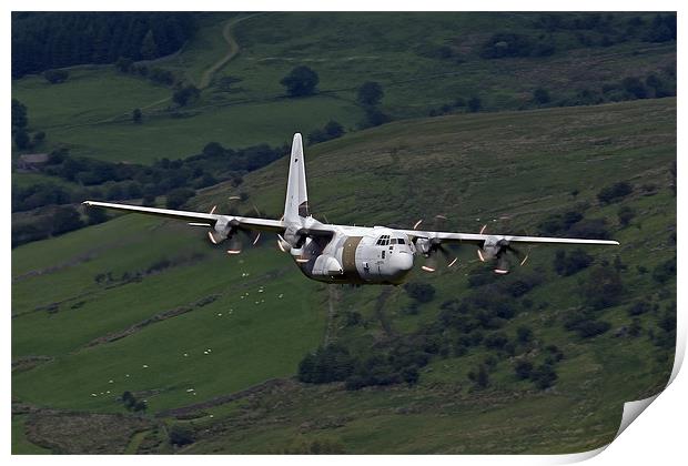 C130 Hercules 888 Print by Oxon Images