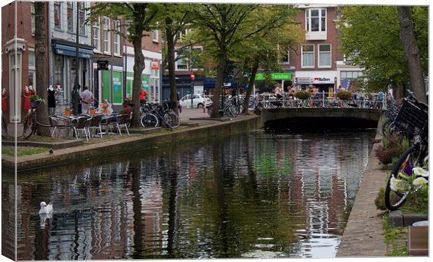  DELFT CANALS 1 Canvas Print by radoslav rundic