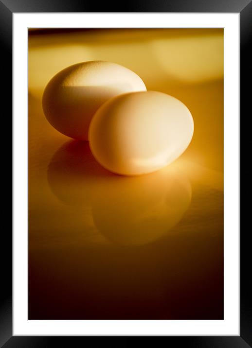 Eggs Framed Mounted Print by Jean-François Dupuis