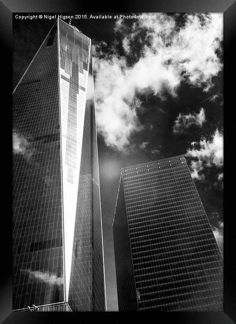  World Trade Center  NY Framed Print by Nigel Higson