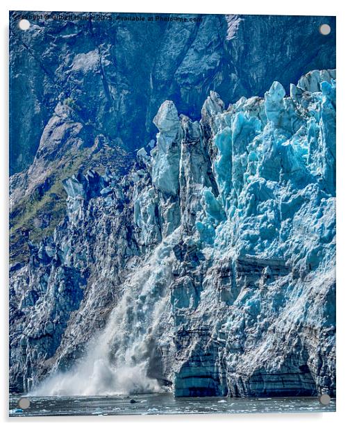  Margeric Glacier crumbling Acrylic by Gilbert Hurree
