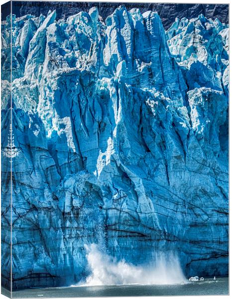 Glacier Bay Canvas Print by Gilbert Hurree
