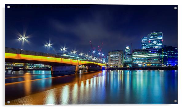  London Bridge Acrylic by Rich Wiltshire