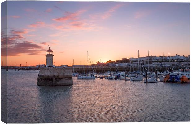   Ramsgate Harbour Canvas Print by Ian Hufton