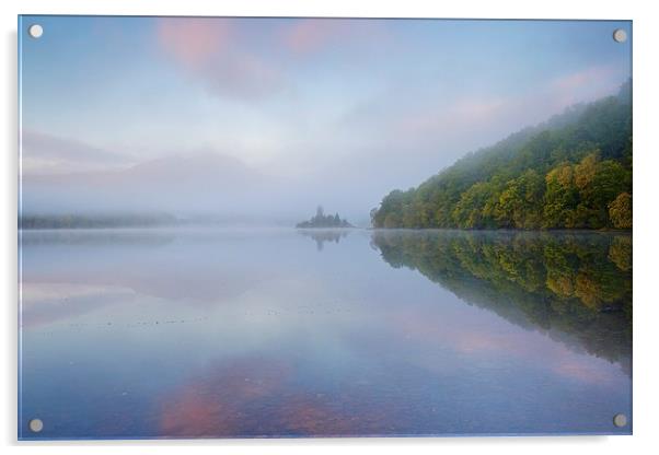  Loch Achray Acrylic by Stephen Taylor