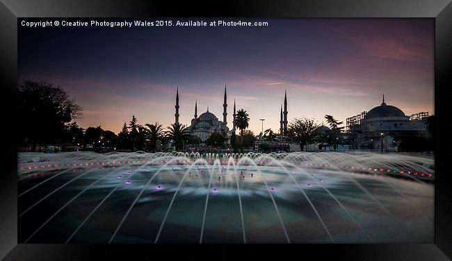 Aya Sofia in Istanbul, Turkey Framed Print by Creative Photography Wales