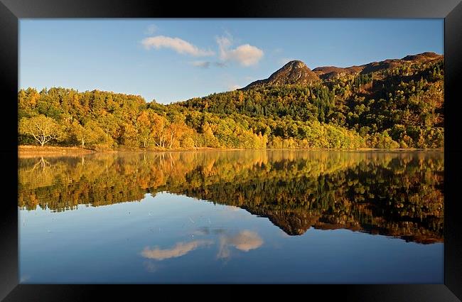 Ben A'an reflection Framed Print by Stephen Taylor