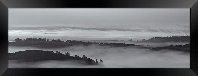  Layers of mist Framed Print by Stephen Taylor