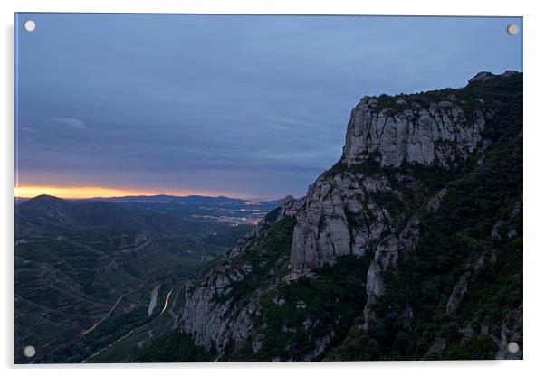  Sunrise at Montserrat Acrylic by Stephen Taylor