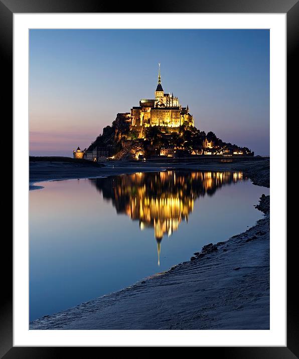 Mont Saint Michel Framed Mounted Print by Stephen Taylor