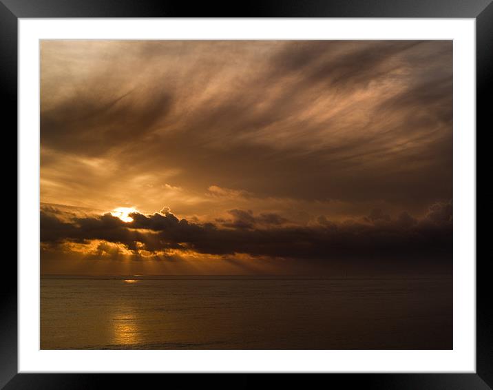 Sunrise at Scratby Framed Mounted Print by Stephen Mole