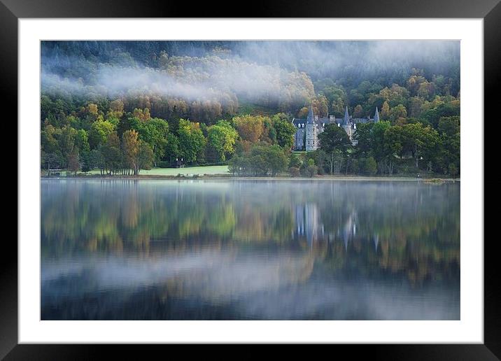  Autumn mist at Loch Achray Framed Mounted Print by Stephen Taylor