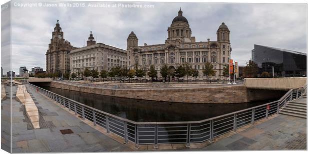 Panorama of the Three Graces Canvas Print by Jason Wells