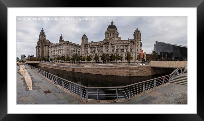 Panorama of the Three Graces Framed Mounted Print by Jason Wells