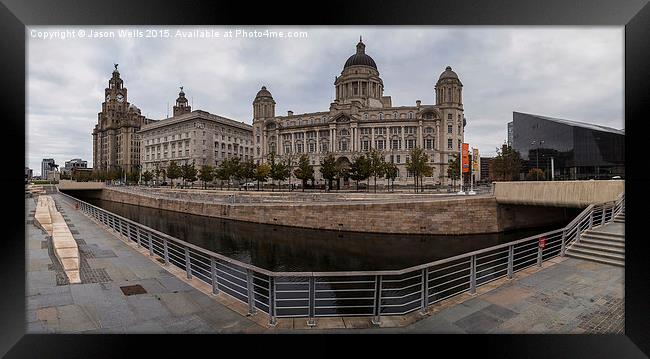 Panorama of the Three Graces Framed Print by Jason Wells