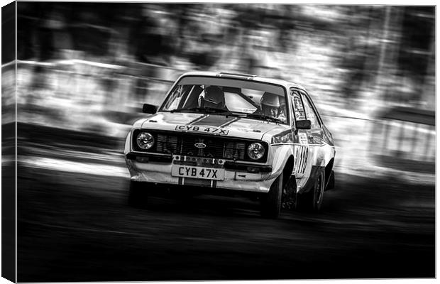 Ford Escort Mk2 tempest rally Canvas Print by Oxon Images