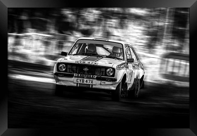 Ford Escort Mk2 tempest rally Framed Print by Oxon Images