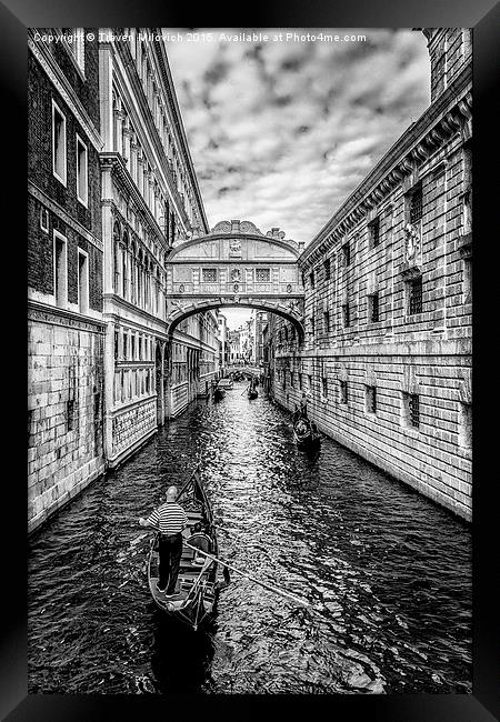 Ponte dei Sospiri, Venezia Framed Print by Traven Milovich