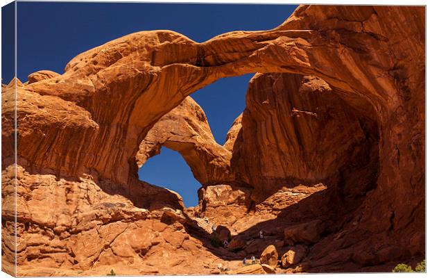 Double Arch Canvas Print by Thomas Schaeffer