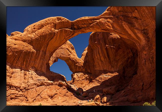 Double Arch Framed Print by Thomas Schaeffer