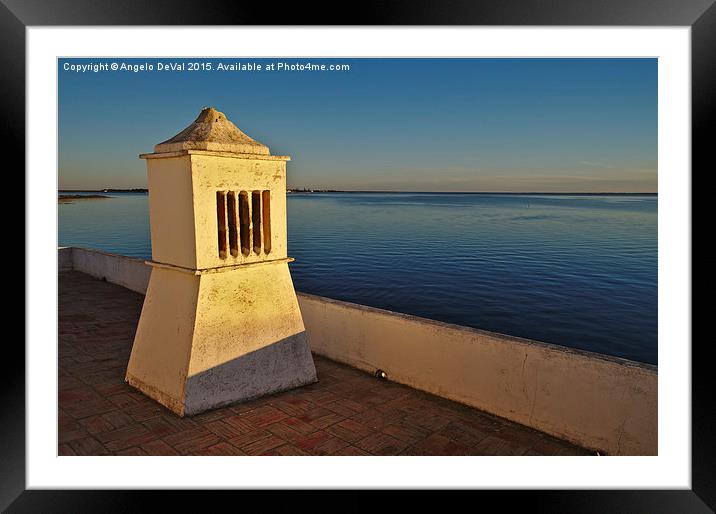 Mediterranean Chimney. Portugal  Framed Mounted Print by Angelo DeVal