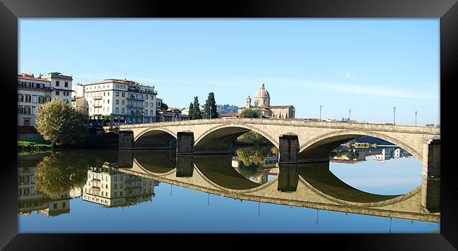 pont Alla Carraia Framed Print by john williams