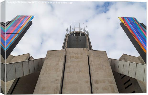Looking up at the Metropolitan cathedral Canvas Print by Jason Wells