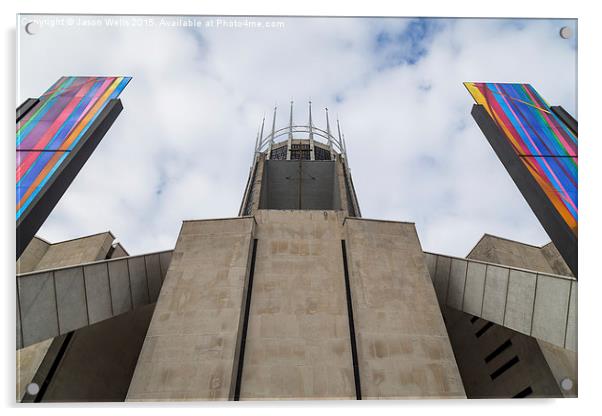 Looking up at the Metropolitan cathedral Acrylic by Jason Wells