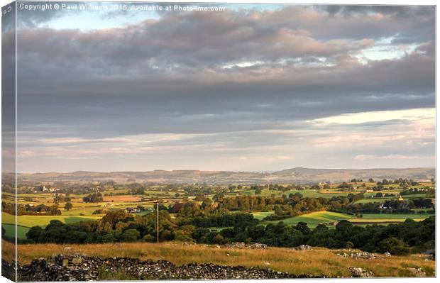 Yorkshire Landscape Canvas Print by Paul Williams