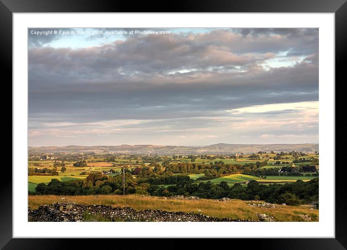 Yorkshire Landscape Framed Mounted Print by Paul Williams